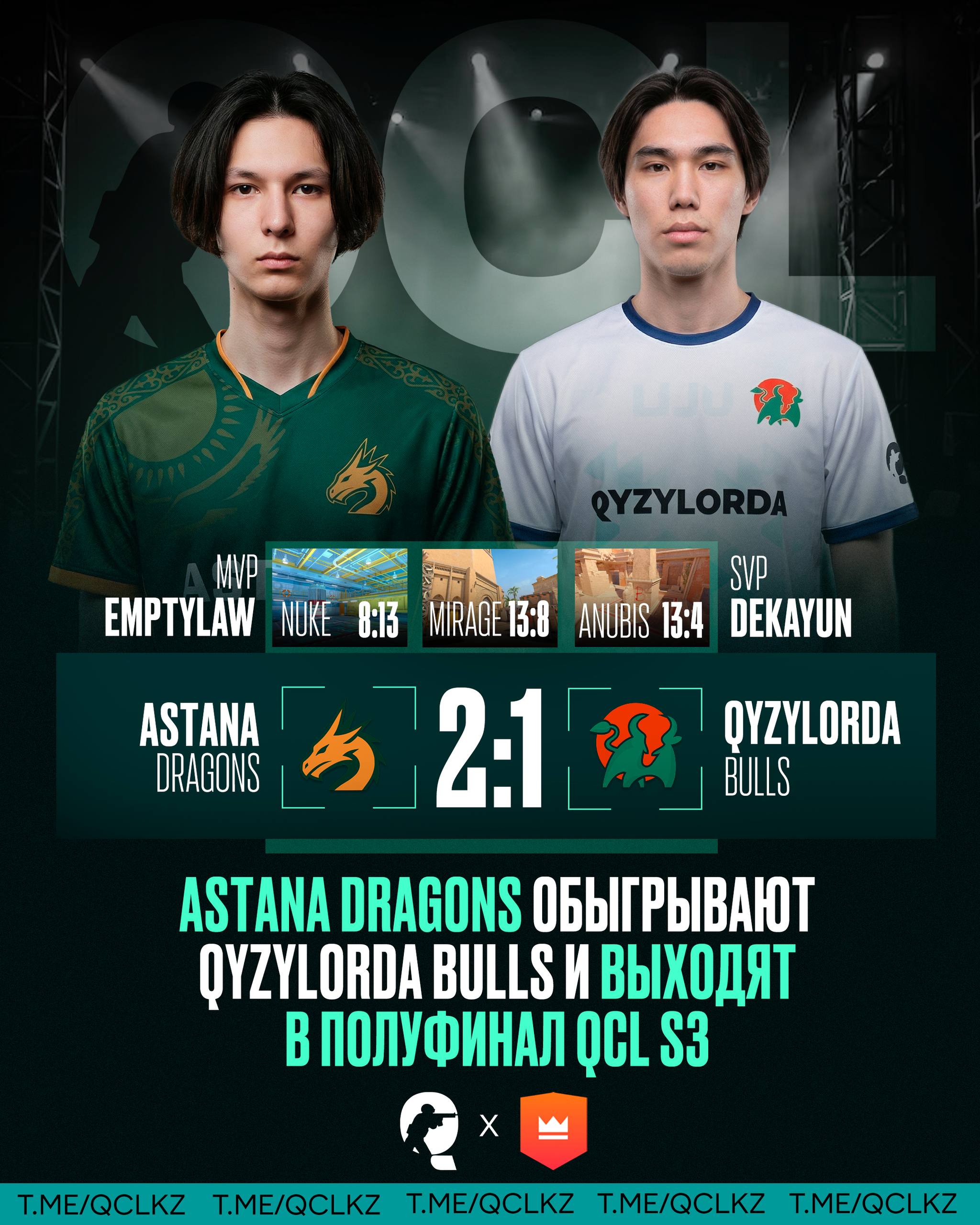 АСТАНА в ПОЛУФИНАЛЕ!