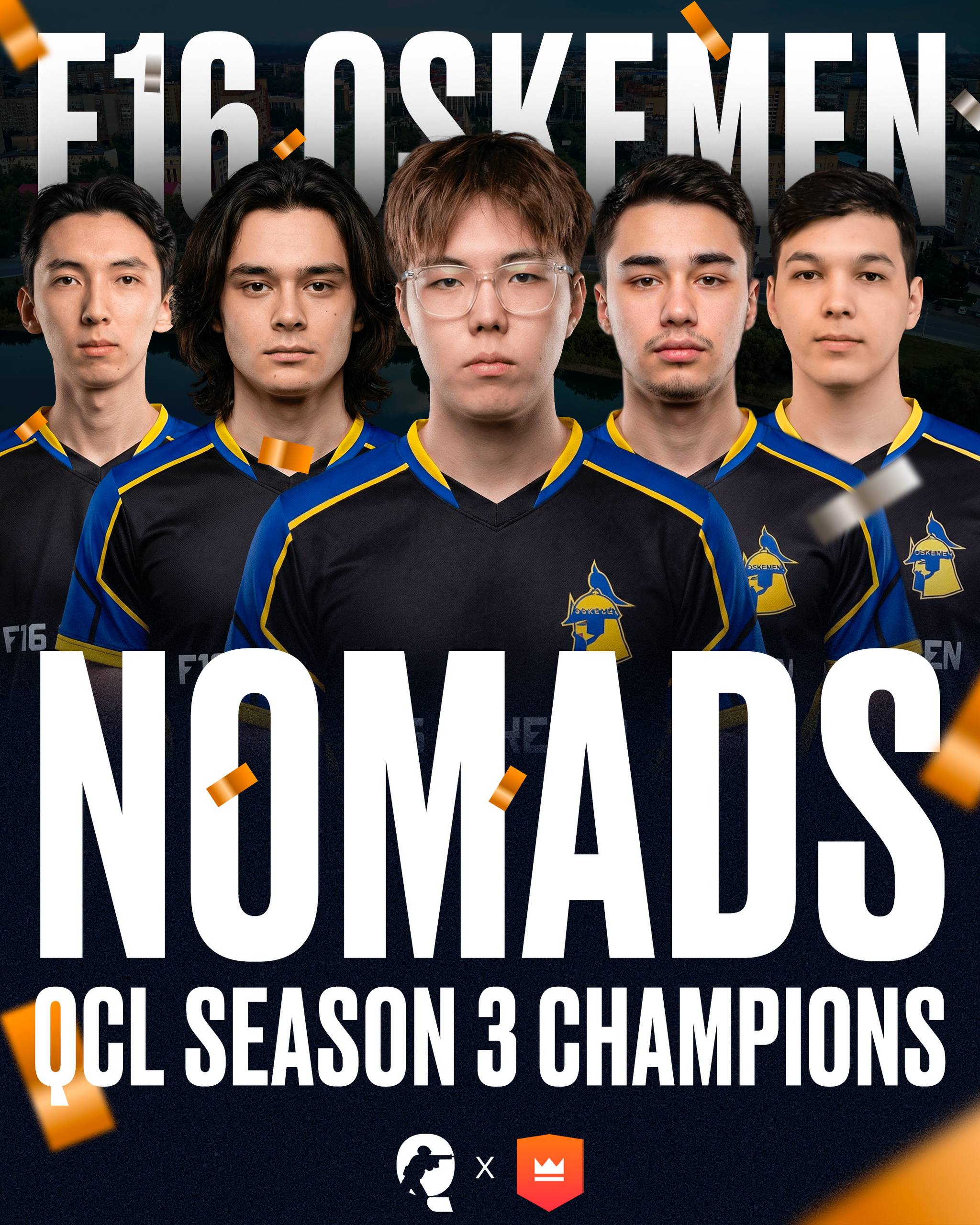  F16-OSKEMEN NOMADS  впервые в истории QCL - ЧЕМПИОНЫ play-off QCL FINALS #3 